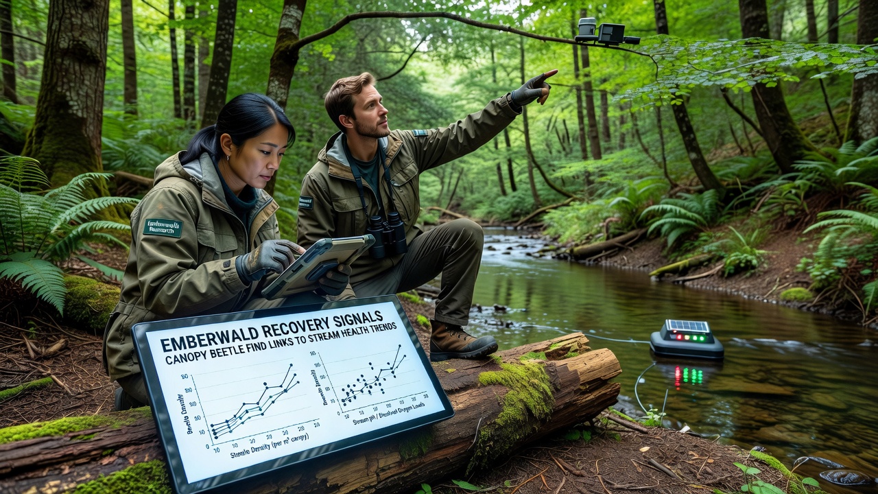 Canopy Beetle Populations Signal Emberwald Forest Recovery Through Connections to Stream Health Trends