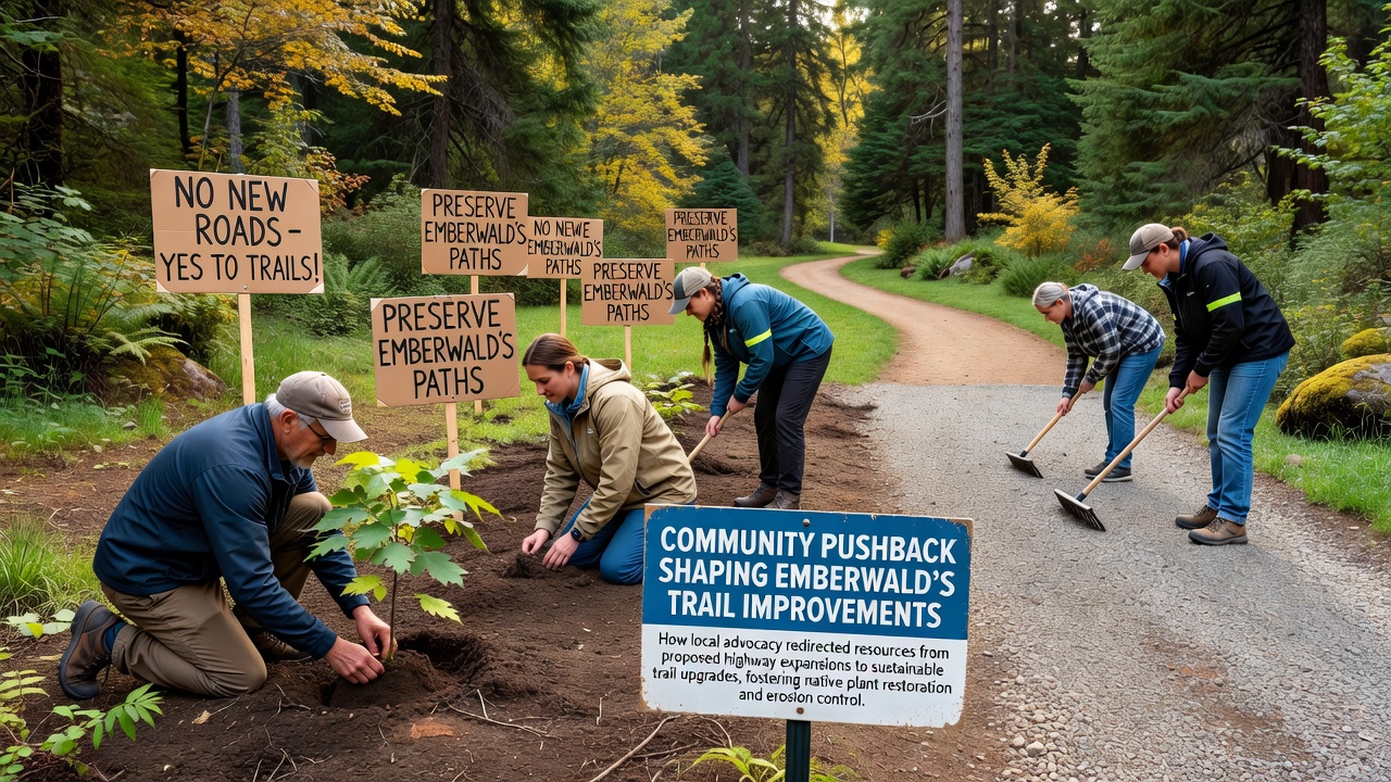 Resident Feedback on Road Proposals Redirects Emberwald Trail Development Efforts